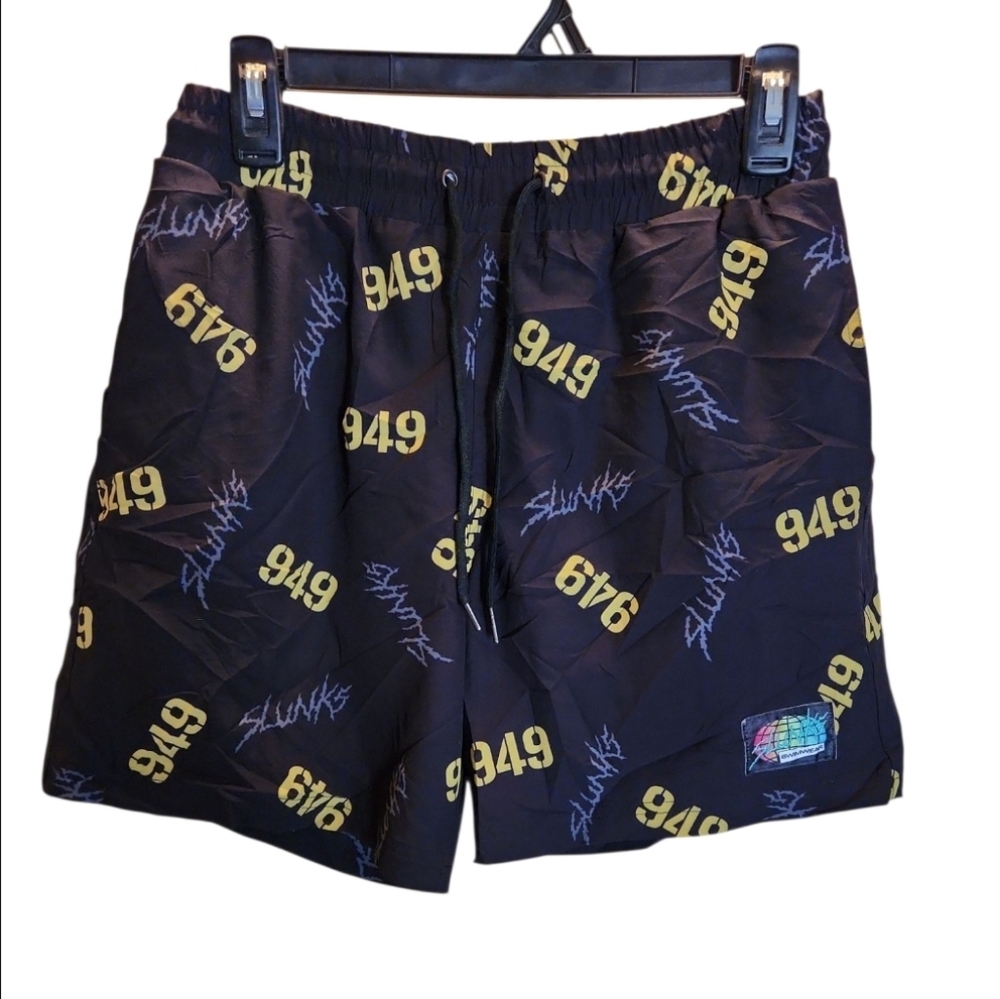 SLUNKS Swim Trunks 949 Volleyball Lined Shorts Mens Size Small W/Pockets